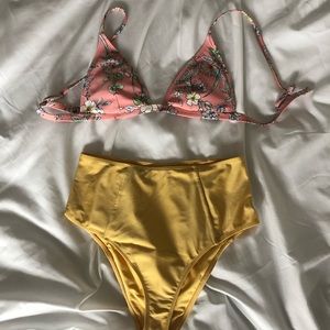 Mixed-matched two piece Swim set